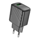 Мережевий зарядний пристрій Hoco CS21A Rich single port charger 18W Black - изображение 1