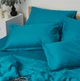 Набор наволочек Moon&Star Satin Stripe Turkish Blue 60х60 2 шт (MS-840000430) - изображение 2