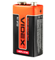 Батарейка сольова Videx 6F22/9V Крона - зображення 1