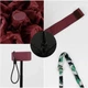 Мини-зонт Lesko 191T Burgundy карманный с чехлом капсулой - изображение 5