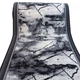 Килимова доріжка Dinarsu Marmur Grey 1 ширина 80 см сіра, низький ворс, повстяна основа, на відріз (ціна за пог. м) - зображення 4