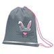 Школьный набор для первоклассницы Smart Bunny (рюкзак ортопедический+пенал+сумка) 34x26x11 см серый - изображение 6