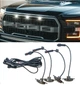 Подсветка решетки радиатора для авто 12V белые светодиодные габаритные огни - изображение 1