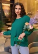 Блуза 6023931 Зеленый 54-56 - изображение 2
