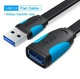 Кабель Vention USB-USB 3.0 5Gbps 1,5 m (папа-мама) подовжувач - зображення 1