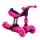 Самокат триколісний 3 в 1 Best Scooter BS-23180 зі світлом, сидінням та батьківською ручкою, Рожевий - зображення 4