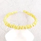 Обідок обруч для волосся жатка Honey Fashion Accessories жовтий (12-118/1) - зображення 1