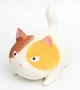 Антистрес іграшка тягучка милий товстий "Злий кіт" "Злі коти" Angry cat 10х9х7 см Білий - зображення 1
