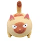 Антистрес іграшка тягучка милий товстий "Злий кіт" "Злі коти" Angry cat 10х9х7 см Коричневий - зображення 9