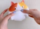 Антистрес іграшка тягучка милий товстий "Злий кіт" "Злі коти" Angry cat 10х9х7 см Білий - зображення 14