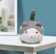 Антистрес іграшка тягучка милий товстий "Злий кіт" "Злі коти" Angry cat 10х9х7 см Сірий - зображення 11
