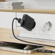 Сетевое зарядное устройство Acefast A69, USB/Type-C, QC, PD 30W, GaN, черное - изображение 7