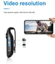 BOBLOV IDV007 мини нательная камера, 1080P Full HD, велосипедные камеры + фото + диктофон - изображение 3