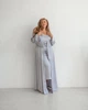 Халат шовк Армані Anetta Сірий L-XL - зображення 6