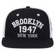 Кепка снепбек (Snapback) Brooklyn 1947 NY Черно-Белый 56-61р (9021) - изображение 5