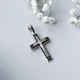 Серебряный крестик с емаллю (2156611) - изображение 7