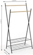 Стойка для одежды Casa Si Garment Rack Bamboo Black (CS92309W04) (DAS302433) - изображение 5