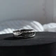 Безразмерное мужское Кольцо из стали Feather - изображение 10