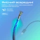 Кабель Promate EcoLine-CC200 USB-C to USB-C 60W Power Delivery 2 м Navy (ecoline-cc200.navy) - зображення 4