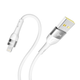 Кабель для зарядки и обмена данными USB YOKI YK-EX11 EXTRA Series USB/Lightning 12W (2.4A/5V) 1.2m White - изображение 6