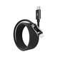 Кабель для зарядки та обміну даними USB YOKI YK-DI88 DISPLAY Series Type-C to Lightning 30W (3A/10V) 1.2m Чорний - зображення 6