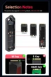 Зовнішня кишеня для M.2 SSD NVMe PCIe Type-C USB 3.2 Gen 2 (10 Гбіт/сек) металевий корпус RGB підсвітка - зображення 3