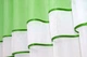 Кухонная занавеска VR-Textil № 018к штора и тюль с ламбрекеном салатовый с белым 280х170 см (50-596) - изображение 5