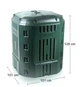 Компостер садовий пластиковий 900 л. Prosperplast Compothermo IKB900-G851 зелений - зображення 6