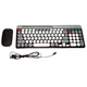 Комплект беспроводной клавиатура с мышью RIAS ZYG-806 Grey-Black (3_04734) - изображение 6