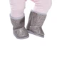 Обувь для куклы Zapf Creation AG Серебристые ботинки Baby Born 831786 - изображение 2