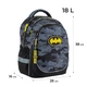 Рюкзак шкільний Kite DC Comics на зріст 130-145 см, 38x28x16 см, 814 г Сірий (DC24-700M) - зображення 3