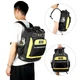 Водонепроникний рюкзак для інструментів AIRAJ Tool Backpack 3319 Чорний+Жовтий колір / Органайзер для інструментів (730818187298) - изображение 4