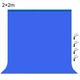 Фон студийный тканевый Puluz PU5207L blue Chroma Key 2х2м - изображение 1