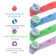 Oral b Braun Kids насадки для электрической детской зубной щетки на зубную щетку орал би браун Dental Man EB 10 сменные разноцветные мягкая щетина универсальные насадка детская мягкая набор 4 шт для зубов десен и межзубных промежутков на орал б - изображение 7