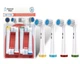Насадки для электрической зубной щетки Oral B Braun на зубную щетку орал би браун Dental Man EB17 XS Sensitive сменные сенситив мягкая щетина универсальные насадка взрослая мягкая набор 4 шт для зубов чувствительных десен и межзубных промежутков на орал б - изображение 1