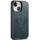 Чехол-книжка Suteni Magsafe Leather Case для Apple iPhone 15 Blue - изображение 4