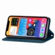 Чехол-книжка Skin Feel Leather Wallet для Apple iPhone 11 Pro Max Blue - изображение 5