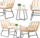 Комплект садових меблів для саду ,тераси та балкону GardenLine LEUCA ABI3408 стіл та два крісла - зображення 6