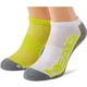 Носки Head Performance Sneaker 2 пари 791018001-004 Жовтий/Сірий/Білий 39-42 (8720245076432) - изображение 1