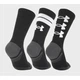 Шкарпетки Under Armour 1379515-002 Perf Tech Nov 3 пари Crew чорний MD (196884681982) - зображення 2
