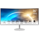 Монітор 34" MSI PRO MP341CQW VA безрамковий/вигнутий екран Білий - зображення 1