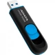 USB флеш накопичувач ADATA 512GB AUV 128 Black/Blue USB 3.2 (AUV128-512G-RBE) (195822) - зображення 1