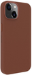 Etui plecki Evelatus Genuine Leather Case MagSafe do Apple iPhone 14 Brown (4752192064129) - obraz 1