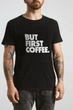 Футболка чорна чоловіча Ctrl+ "But first coffee" L (CNTRLB10090) - изображение 1