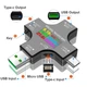 USB-C тестер емкости цифровой Вольтметр Амперметр 6,5А / QC3.0 / 32V / 99999mAh / USB 3.1 / LED-дисплей - изображение 7