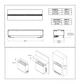 Електрокамін паровий Dimplex Opti-Myst Cassette 750 P SS зі справжнім 3D ефектом полумʼя та звуком (підключення до води, з дровами), розмір 726x390x356 - зображення 3