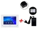 Відеодомофон SIP 7" Akuvox X933W White на Android з Wi-Fi та Bluetooth + Подарунок PoE інжектор SEVEN P-734s - зображення 1