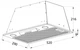 Витяжка Pyramida abh 52 pba (700) wh - зображення 4