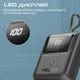 УМБ Promate PowerPod-10 10000 mAh USB-C/USB-А порт, USB-C кабель (powerpod-10.black) - изображение 8