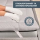 Наматрасник с резинками по углам IDEIA ДАБЛ антиаллергенный супер плотный 160х200 см серый (8-34669*001) - изображение 8